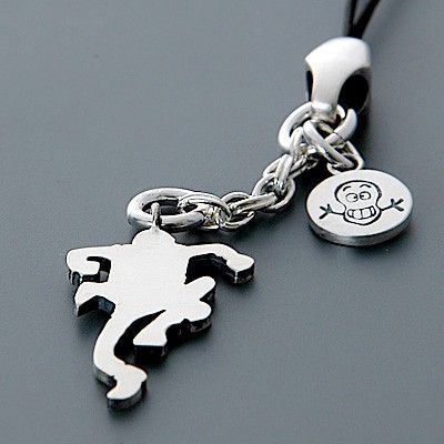 シルバー携帯ストラップ