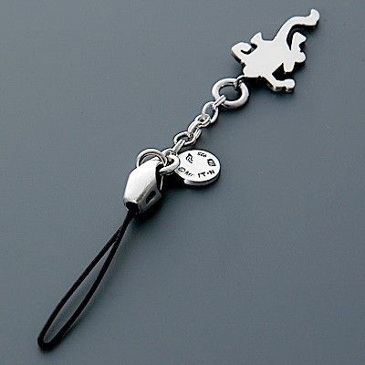 シルバー携帯ストラップ