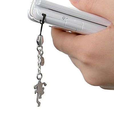 シルバー携帯ストラップ