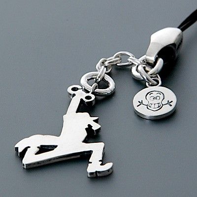 シルバー携帯ストラップ