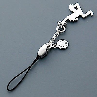 シルバー携帯ストラップ