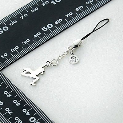 シルバー携帯ストラップ