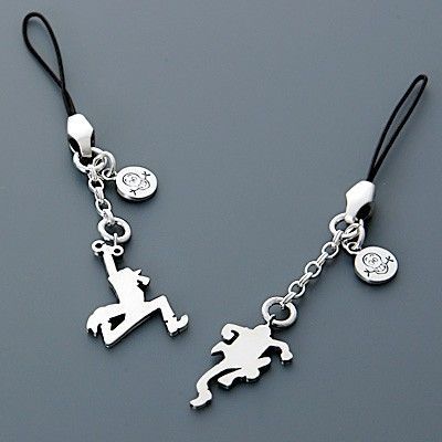 シルバーペア携帯ストラップ