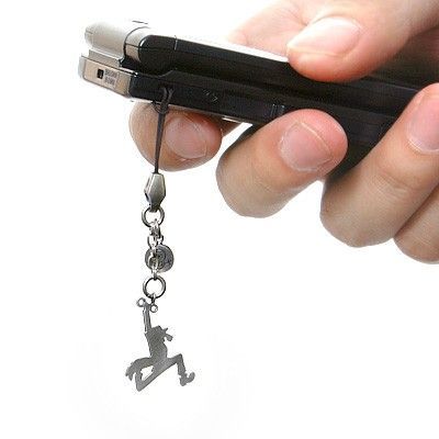 シルバーペア携帯ストラップ