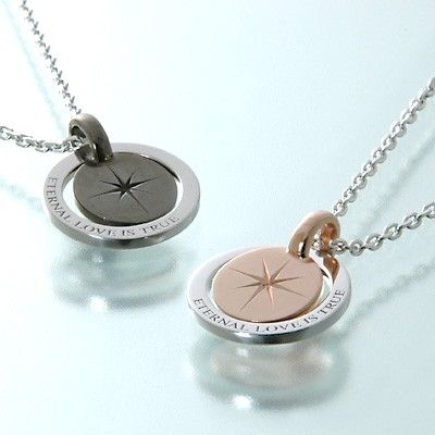 シルバーペアネックレス