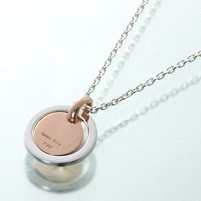 シルバーペアネックレス