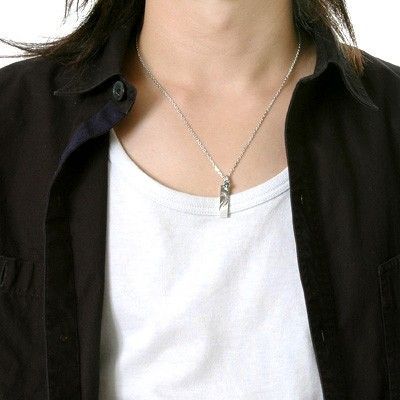 シルバーペアネックレス