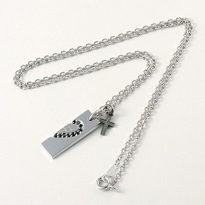 シルバーペアネックレス