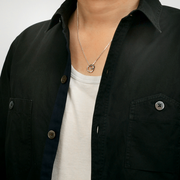 シルバーネックレス