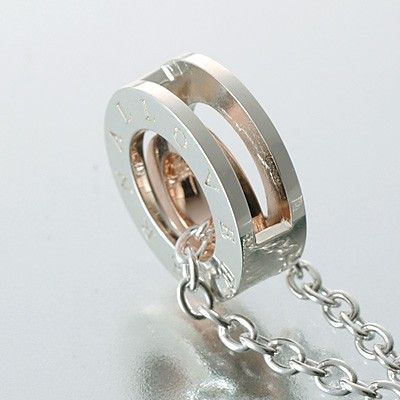 シルバーペアネックレス