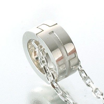 シルバーペアネックレス