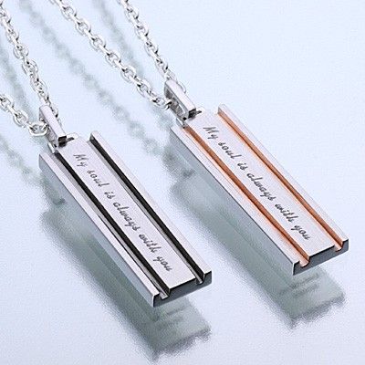 シルバーペアネックレス