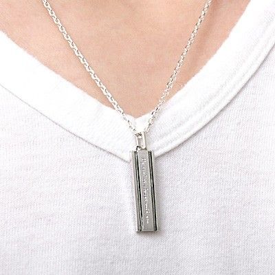 シルバーペアネックレス