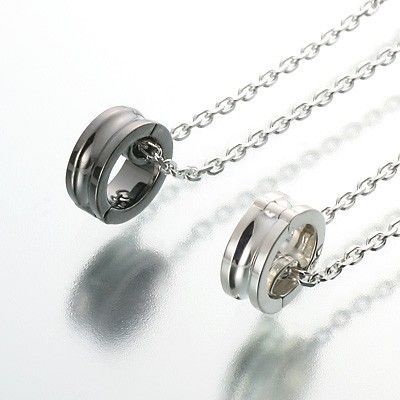 シルバーペアネックレス