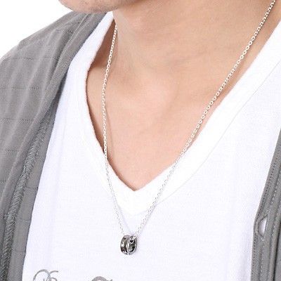 シルバーペアネックレス