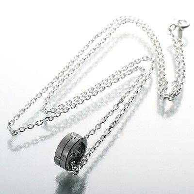 シルバーペアネックレス