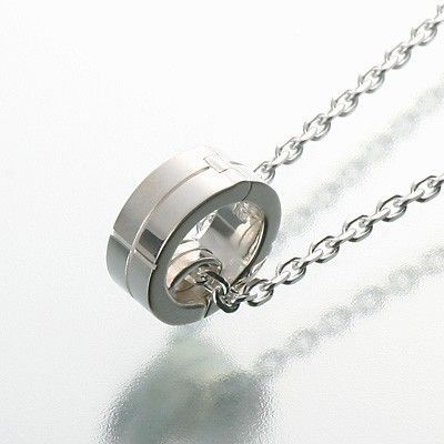 シルバーペアネックレス