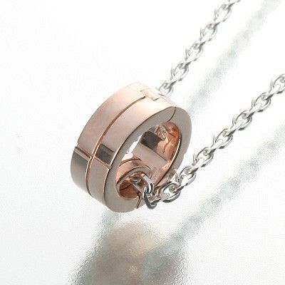 シルバーペアネックレス