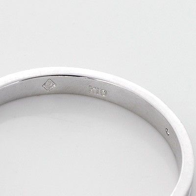 ホワイトゴールドリング