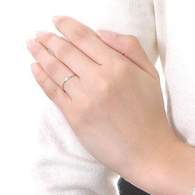 ピンクゴールドリング