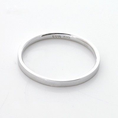 ホワイトゴールドリング