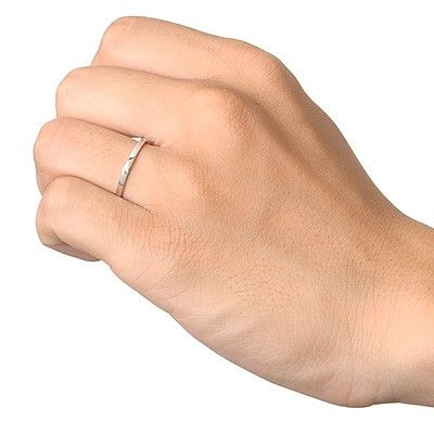 ホワイトゴールドリング