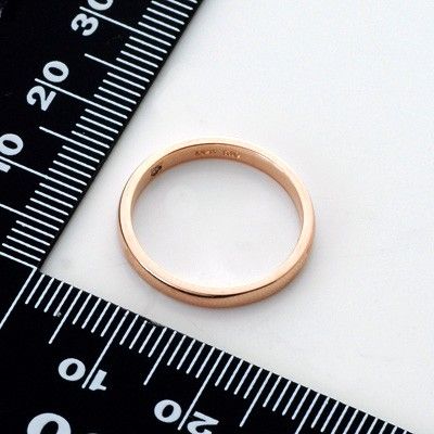 ピンクゴールドリング