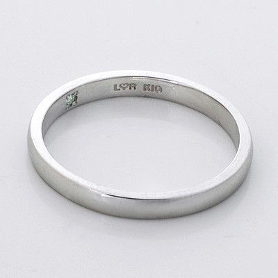 ホワイトゴールドリング