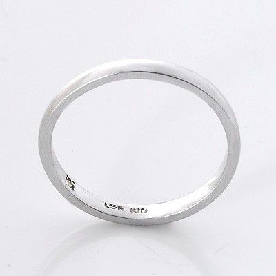 ホワイトゴールドリング