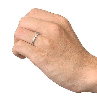 ホワイトゴールドリング