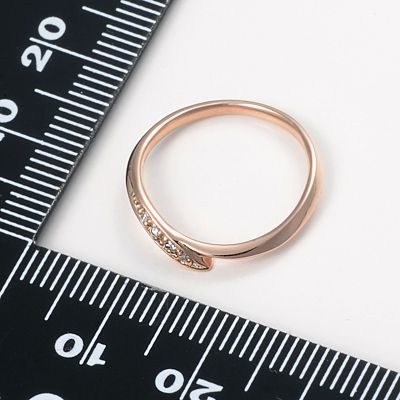 ピンクゴールドリング