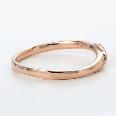 ピンクゴールドリング