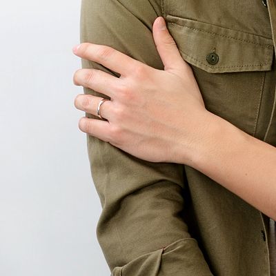 ホワイトゴールドリング