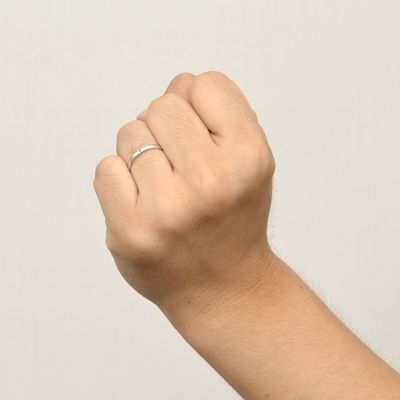 ホワイトゴールドリング