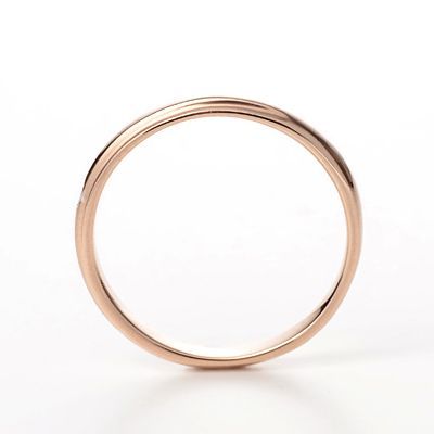 ピンクゴールドリング
