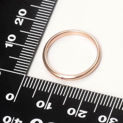 ピンクゴールドリング