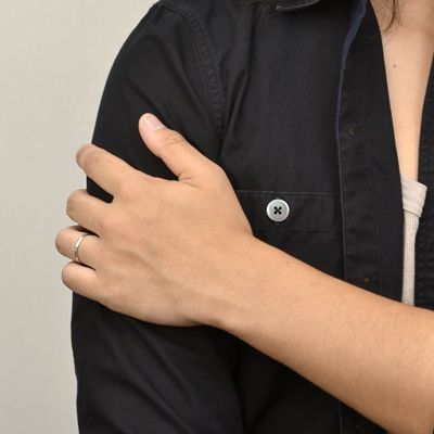 ホワイトゴールドリング