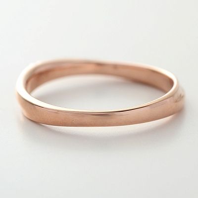 ピンクゴールドリング