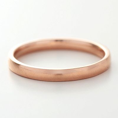 ピンクゴールドリング