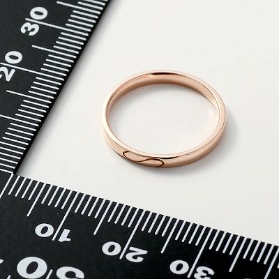 ピンクゴールドリング