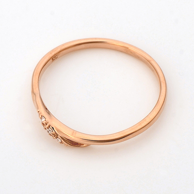 ピンクゴールドリング