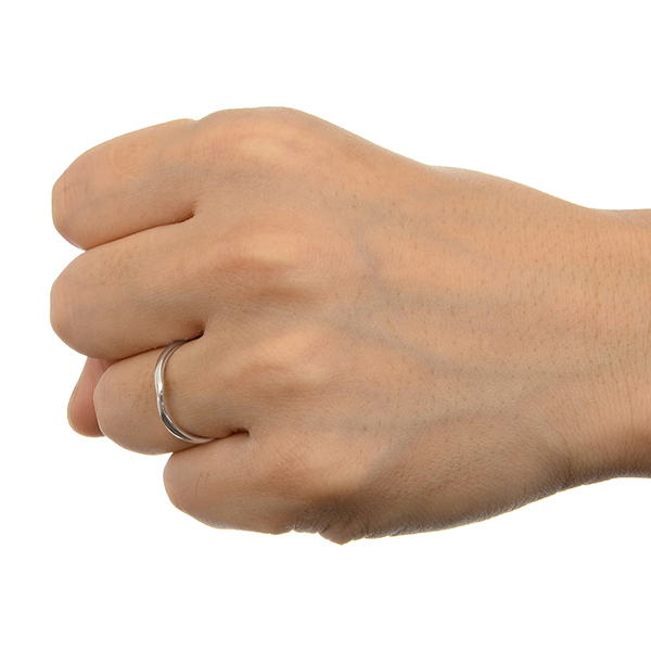 ホワイトゴールドリング