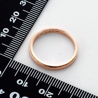 ピンクゴールドリング