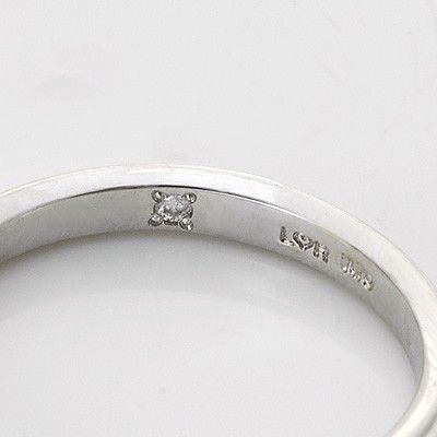 ホワイトゴールドリング