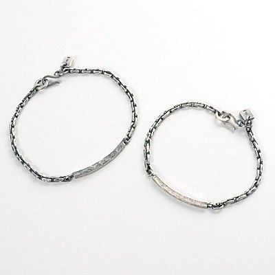 シルバーペアブレスレット