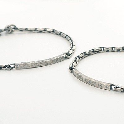 シルバーペアブレスレット