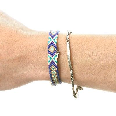 シルバーペアブレスレット