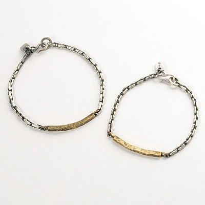 シルバーペアブレスレット