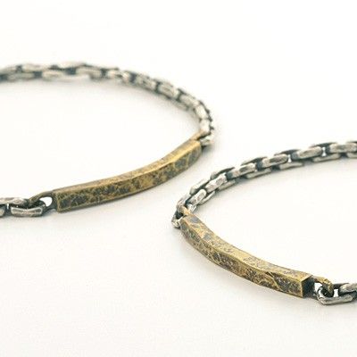 シルバーペアブレスレット