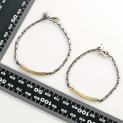 シルバーペアブレスレット